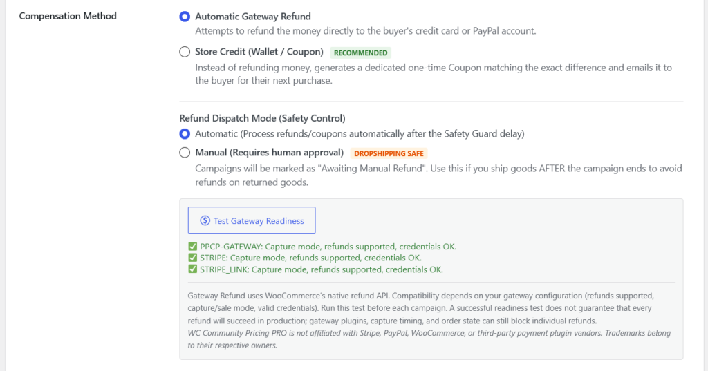 2.4 - Test Gateway Readiness area with test results