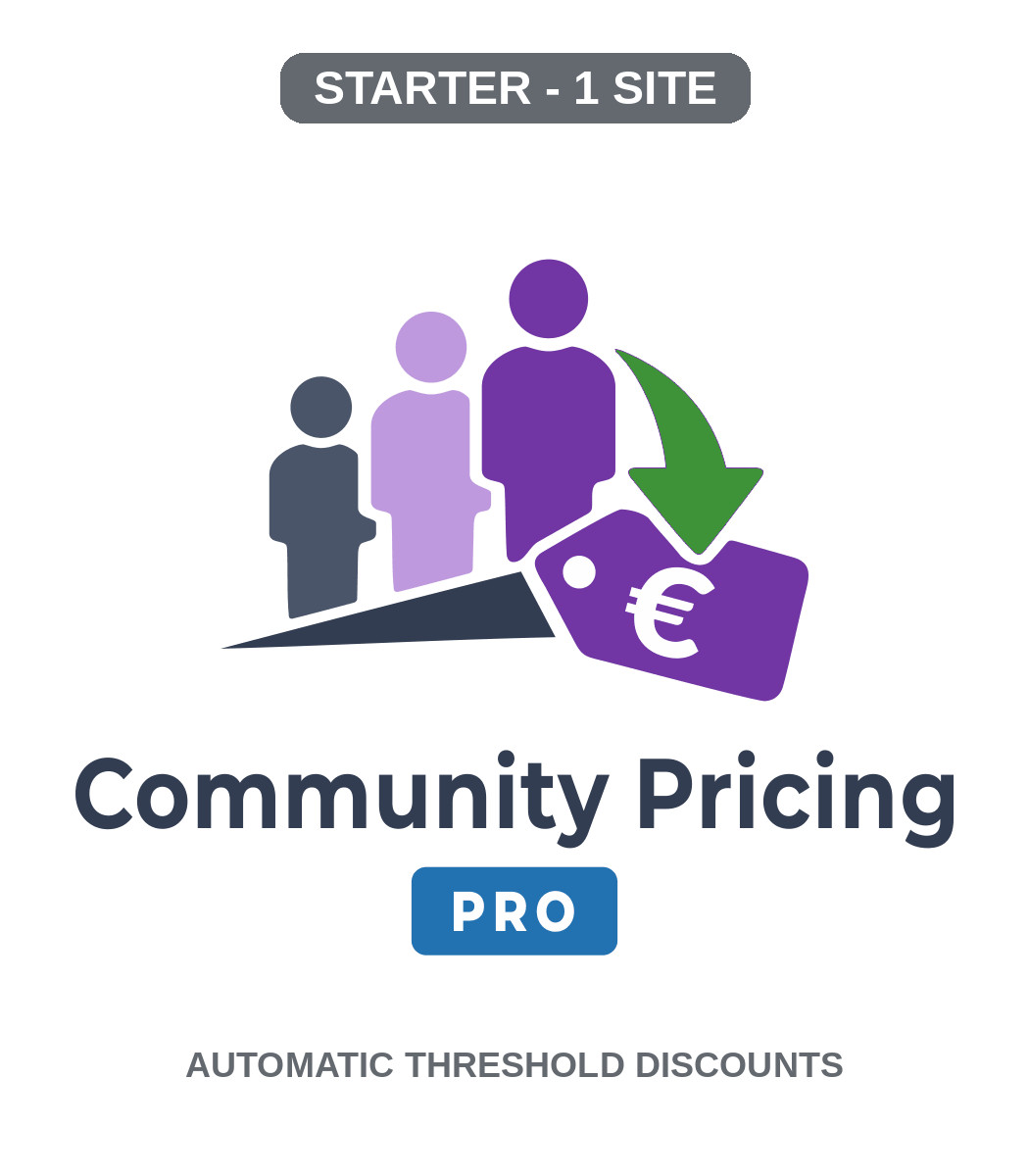WC Community Pricing PRO Starter license — product graphic